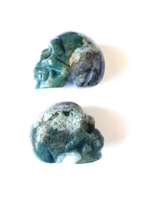 Load image into Gallery viewer, Moss Agate Skulls
