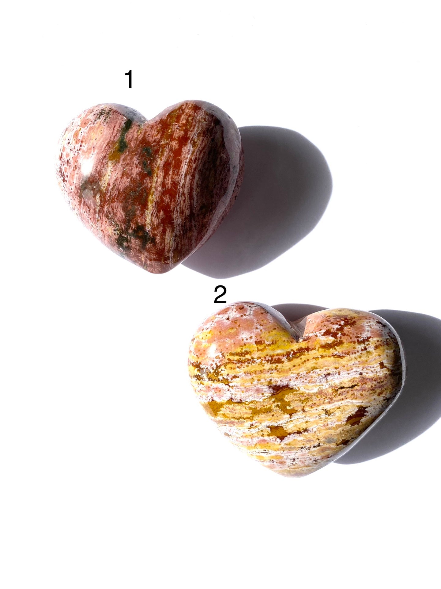 Ocean Jasper Hearts