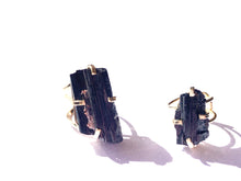 Load image into Gallery viewer, Black Tourmaline (gold)
