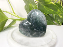 Load image into Gallery viewer, Moss Agate Hearts
