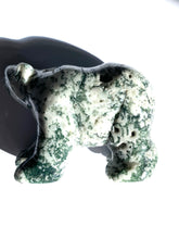 Load image into Gallery viewer, Moss Agate Bear
